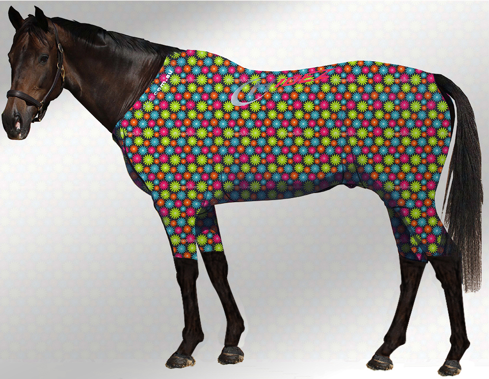 EQUINE ACTIVE  SUIT PRINTED FLORA